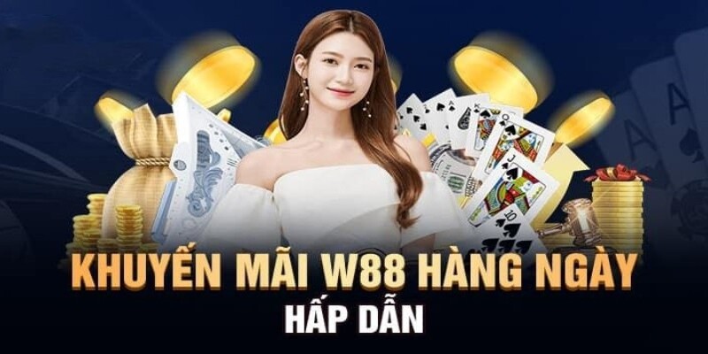 Khuyến mãi W88 hằng ngày vô cùng hấp dẫn